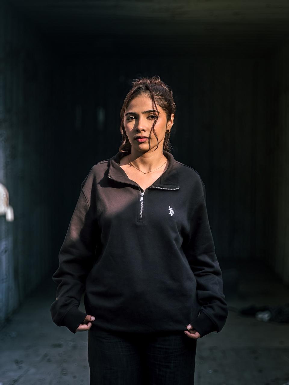 US Polo Quarter Zipper