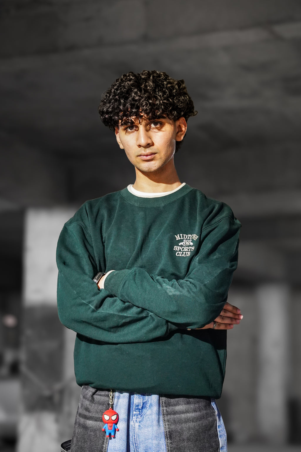 Crew Neck Baggy Sweatshirt