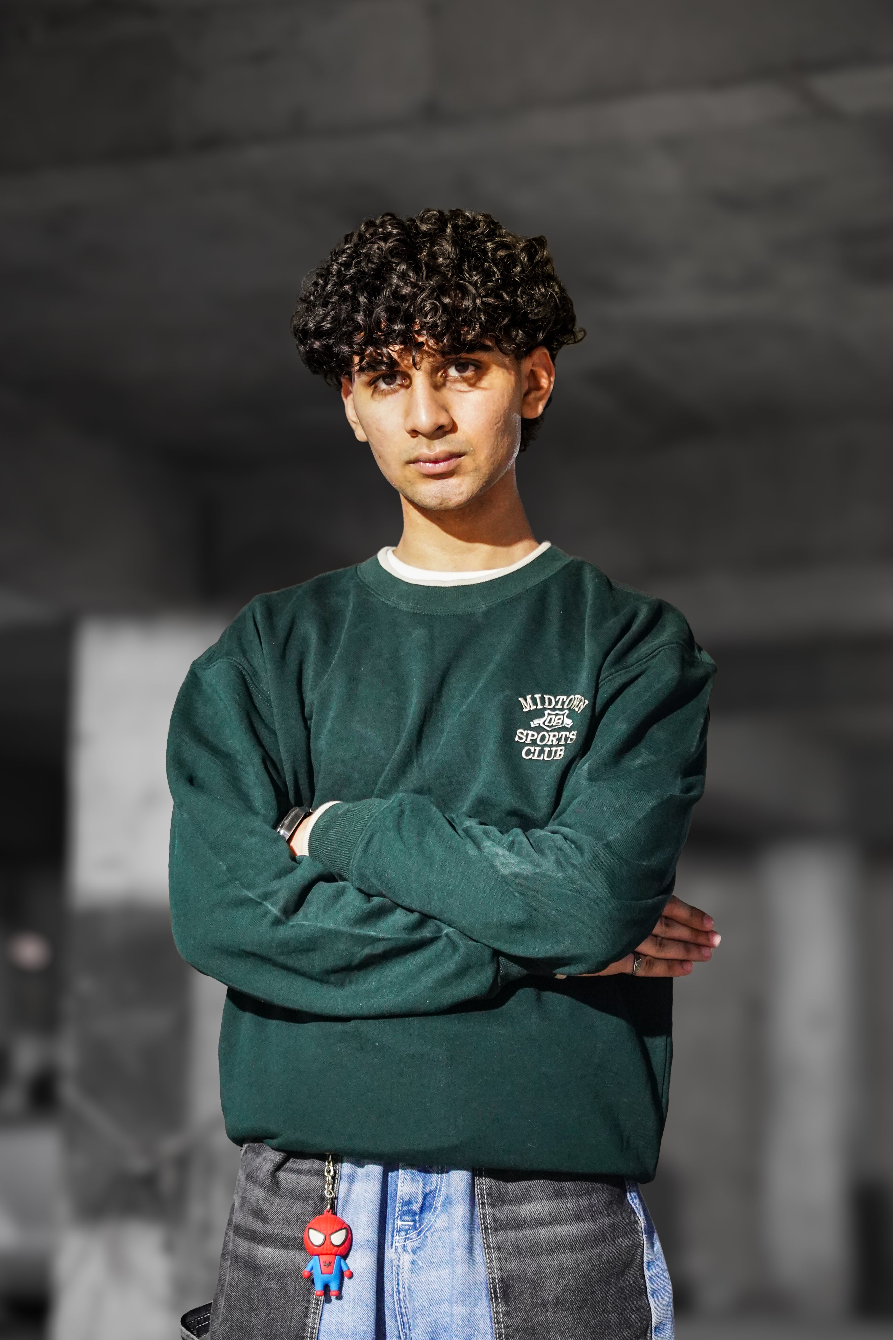 Crew Neck Baggy Sweatshirt