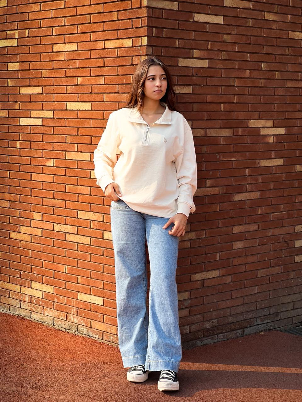 US Polo Quarter Zipper